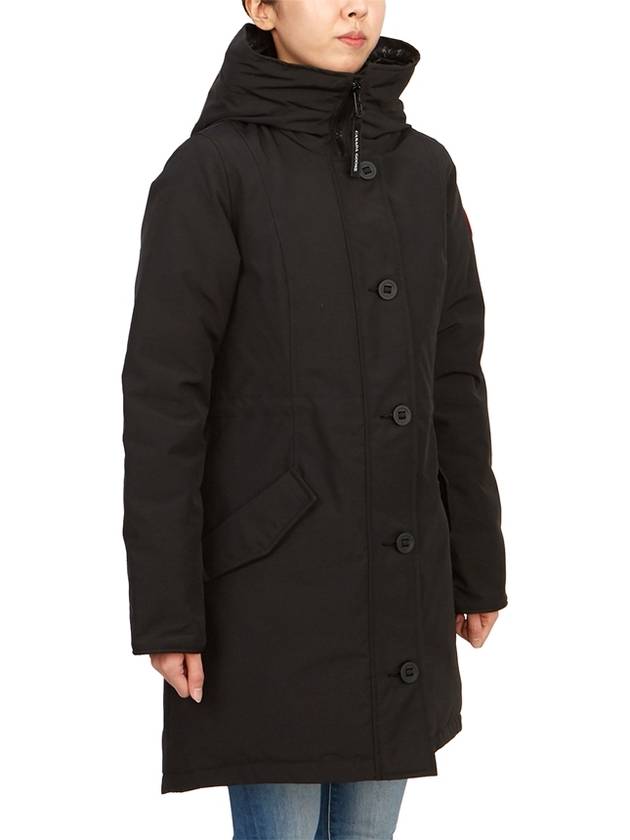 Rossclair Hooded Padding Black - CANADA GOOSE - BALAAN 6