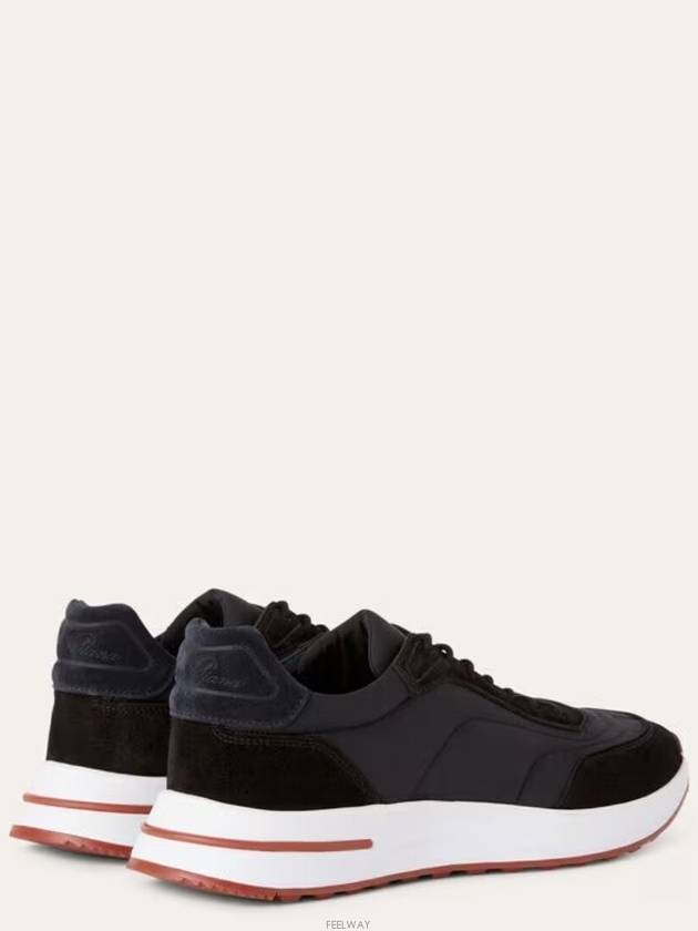 Week-End Walk Microfiber Storm System Sneakers Black - LORO PIANA - BALAAN 7