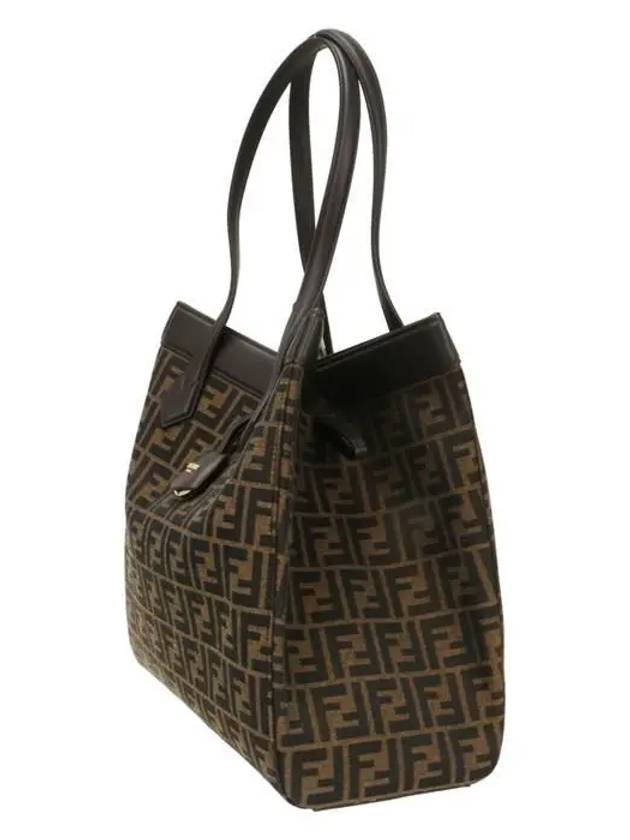 Transformable Tissu FF Jacquard Marron Tote Bag Brown - FENDI - BALAAN 3