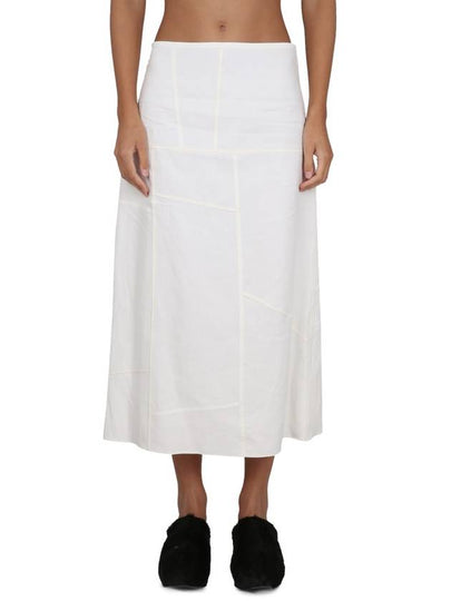 Short Skirt J02MA0119 J60001104 WHITE - JIL SANDER - BALAAN 2