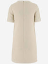 Wool Tweed Short Dress Ivory - GUCCI - BALAAN 3