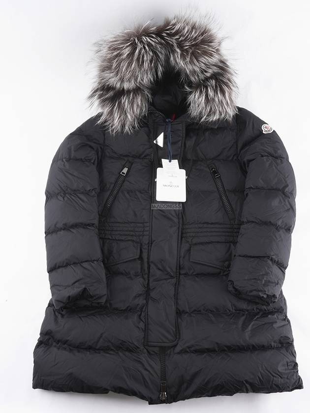 Aphroti Long Down Padded Jacket Black - MONCLER - BALAAN 3