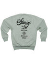 Italian Origin Top Wear World Tour Crew Neck Ash Heather 2023 Sweatshirt 3913792 - STUSSY - BALAAN 5