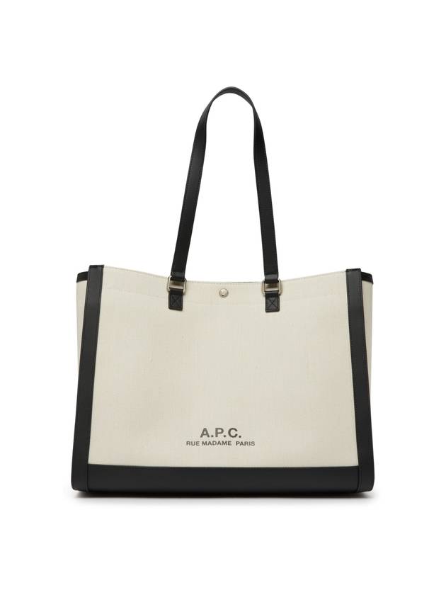 Camille 20 Shoulder Shopper Tote Bag White - A.P.C. - BALAAN 1