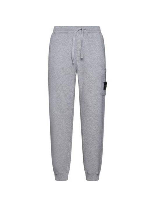 Wappen Patch Cargo Jogger Track Pants Melange Grey - STONE ISLAND - BALAAN 1