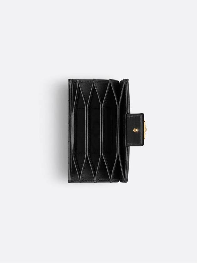 Jolie Pocket Card Wallet Black - DIOR - BALAAN 4