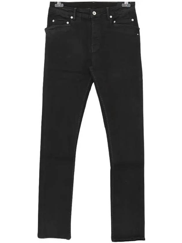 Slashed Tyrone Cut Skinny Jeans Black - RICK OWENS - BALAAN 5