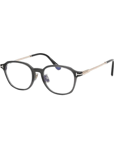 Eyewear Round Eyeglasses Grey - TOM FORD - BALAAN 1