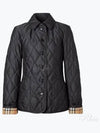 Diamond Quilted Thermoregulated Jacket Black - BURBERRY - BALAAN 2