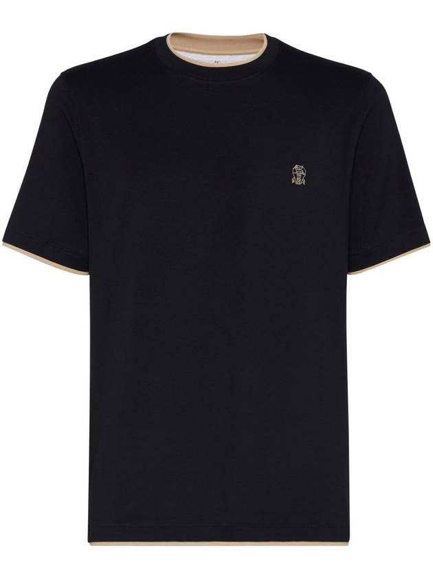 Brunello Cucinelli T-shirts and Polos Black - BRUNELLO CUCINELLI - BALAAN 1