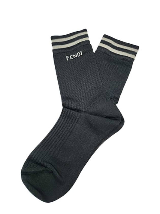 socks FXZ552 AAWL F0QA1 NERO - FENDI - BALAAN 2