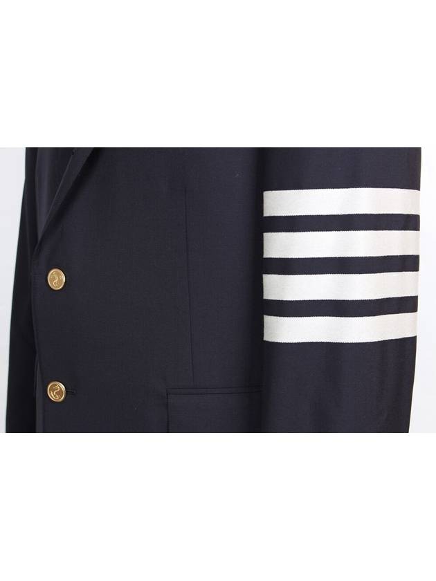 4 bar plain weave suit navy top 105 110 - THOM BROWNE - BALAAN 5