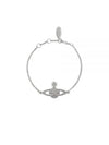 Mini Bas Relief Chain Bracelet Silver - VIVIENNE WESTWOOD - BALAAN 2