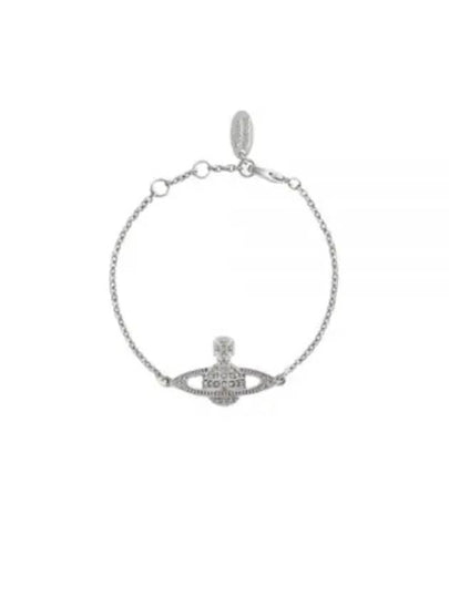 Mini Bas Relief Chain Bracelet Silver - VIVIENNE WESTWOOD - BALAAN 2