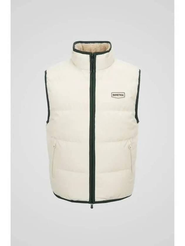 Algorab Light Beige Men s Down Vest - DUVETICA - BALAAN 1