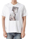 Tattoo Graphic Short Sleeve T-Shirt White - NEIL BARRETT - BALAAN 1