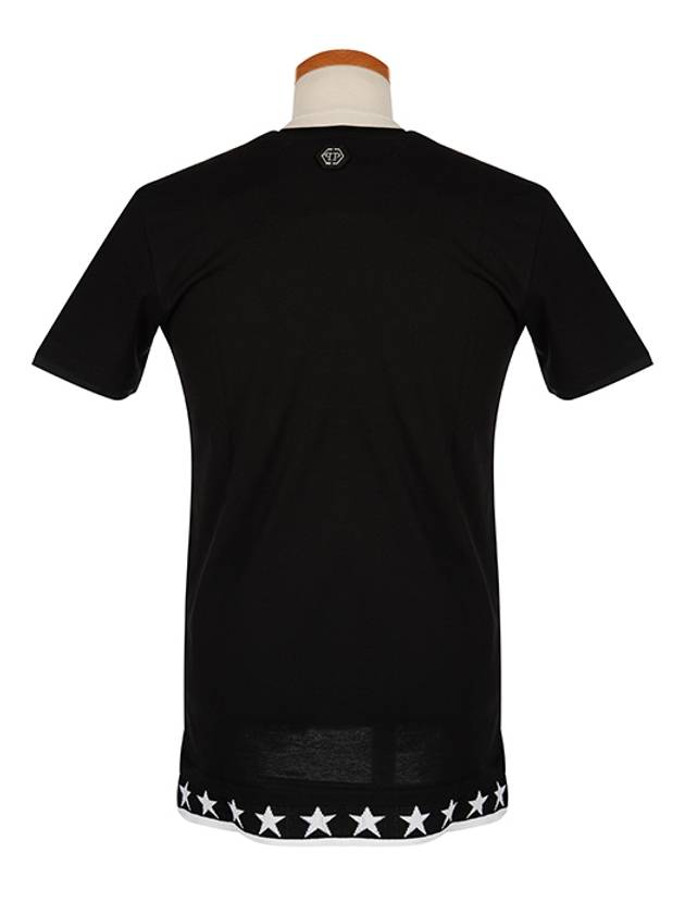 20th Anniversary Crew Neck Cotton Short Sleeve T-Shirt Black - PHILIPP PLEIN - BALAAN 4