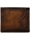 Makore 2in1 Scritto leather half wallet Kakao Intenso - BERLUTI - BALAAN 1