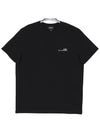 Men's Item Logo Cotton Short Sleeve T-Shirt Black - A.P.C. - BALAAN 3