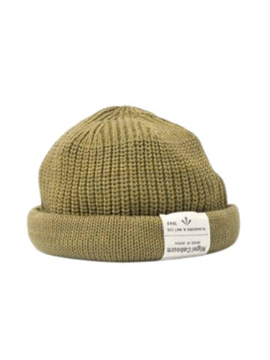 Cotton Beanie Green - NIGEL CABOURN - BALAAN 1