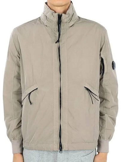 Chrome R Lens Wappen Nylon Zip-up Jacket Beige - CP COMPANY - BALAAN 2