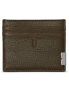 Tall B Leather Card Wallet Brown - BURBERRY - BALAAN 2