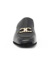 Women's Gancini Loafers Black - SALVATORE FERRAGAMO - BALAAN 5