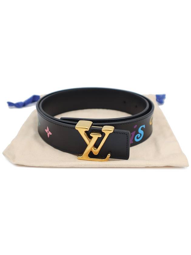 Women s Louis Vuitton M0078U Black Monogram LV New Wave 35MM Belt 90 gt Gangbuk used luxury goods - LOUIS VUITTON - BALAAN 3