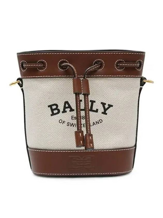 Mini Cleo Bucket Bag Beige - BALLY - BALAAN 2