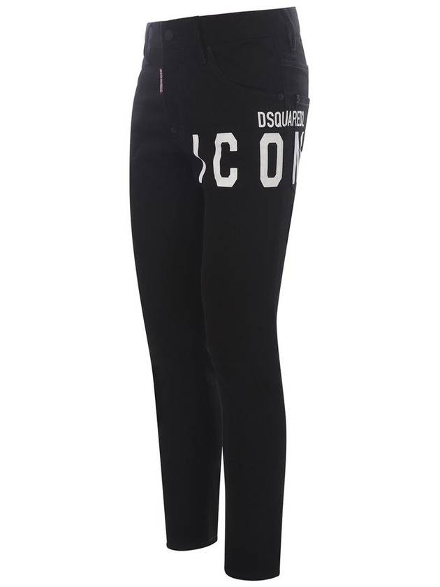 Wash Icon Skinny Jeans Black - DSQUARED2 - BALAAN 3