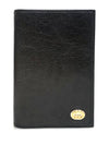 GG Logo Leather Passport Wallet Black - GUCCI - BALAAN 2