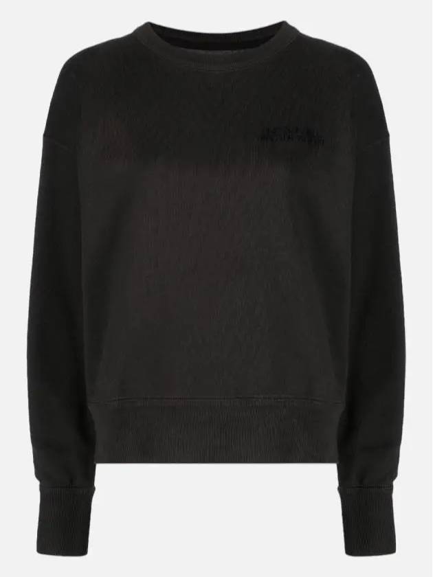 Shad Logo Print Sweatshirt Faded Black - ISABEL MARANT - BALAAN 3