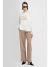 Edo Monogram Cashmere Knit Top Ivory - MAX MARA - BALAAN 5