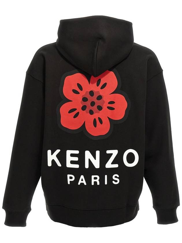 Boke Flower Oversized Hoodie Black - KENZO - BALAAN 3