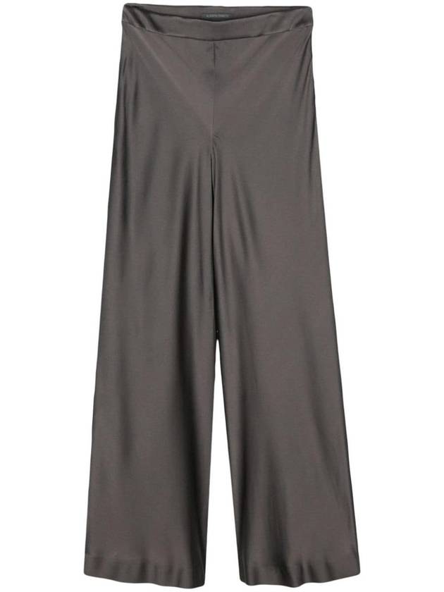 Alberta Ferretti Wide-Leg Satin Trousers - ALBERTA FERRETTI - BALAAN 1