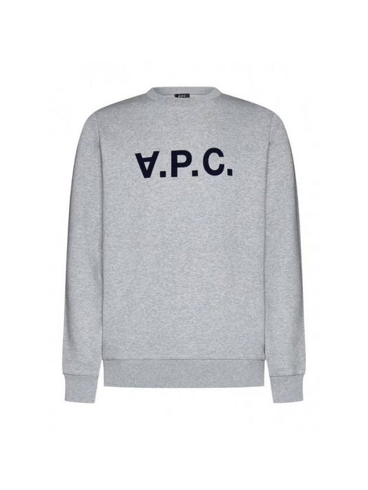 VPC Logo Crew Neck Sweatshirt Grey - A.P.C. - BALAAN 1