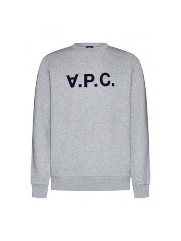 VPC Logo Crew Neck Sweatshirt Grey - A.P.C. - BALAAN 1