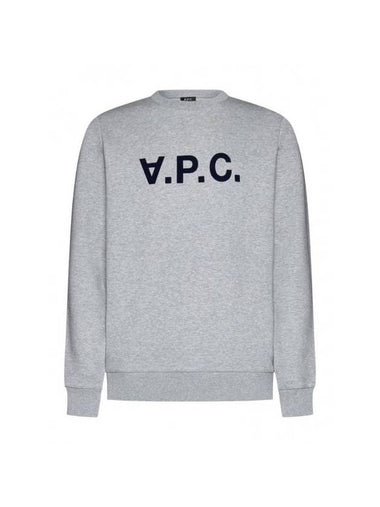 VPC Logo Crew Neck Sweatshirt Grey - A.P.C. - BALAAN 1