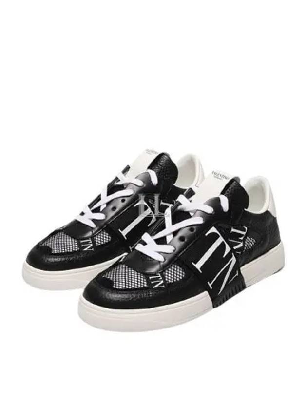 VL7N Logo Low Top Sneakers Black - VALENTINO - BALAAN 2