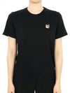 Fox Head Patch Regular Short Sleeve T-Shirt Black - MAISON KITSUNE - BALAAN 2