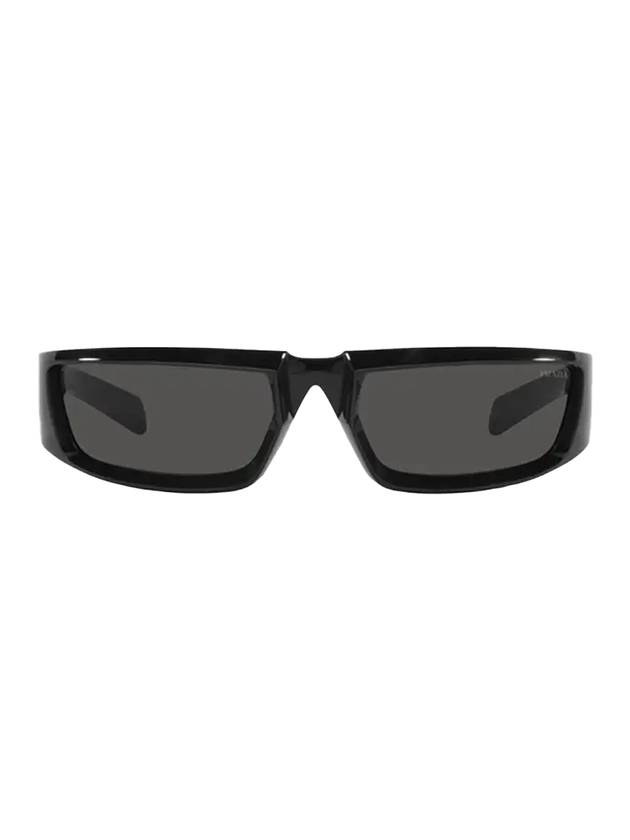 Eyewear Rectangular Frame Sunglasses Black - PRADA - BALAAN 1