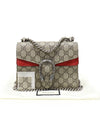 Gucci 421970 GG Supreme Canvas Red Suede Dionysus Mini Chain Shoulder Bag - GUCCI - BALAAN 2