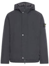 Techno Fabric Hooded Jacket Black - STONE ISLAND - BALAAN 2