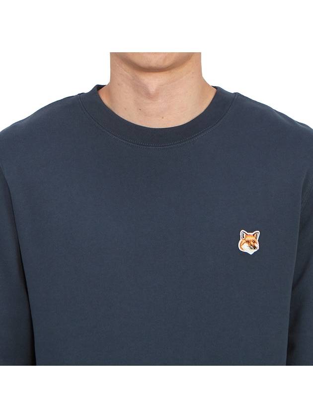 Fox Head Patch Regular Sweatshirt Midnight Blue - MAISON KITSUNE - BALAAN 6