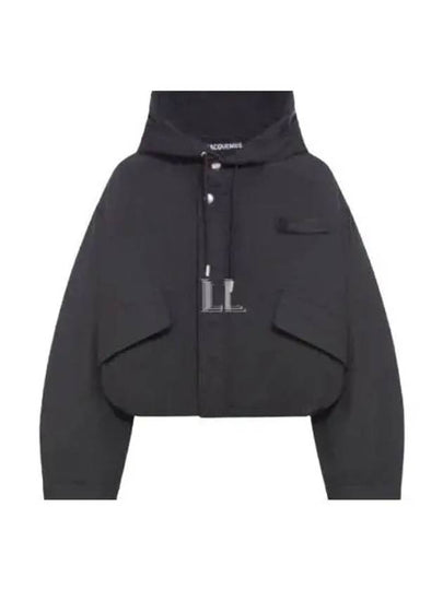 The Caraco Cropped Parka Black - JACQUEMUS - BALAAN 2