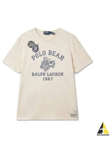 Classic Fit Polo Bear Jersey T Shirt White - POLO RALPH LAUREN - BALAAN 1