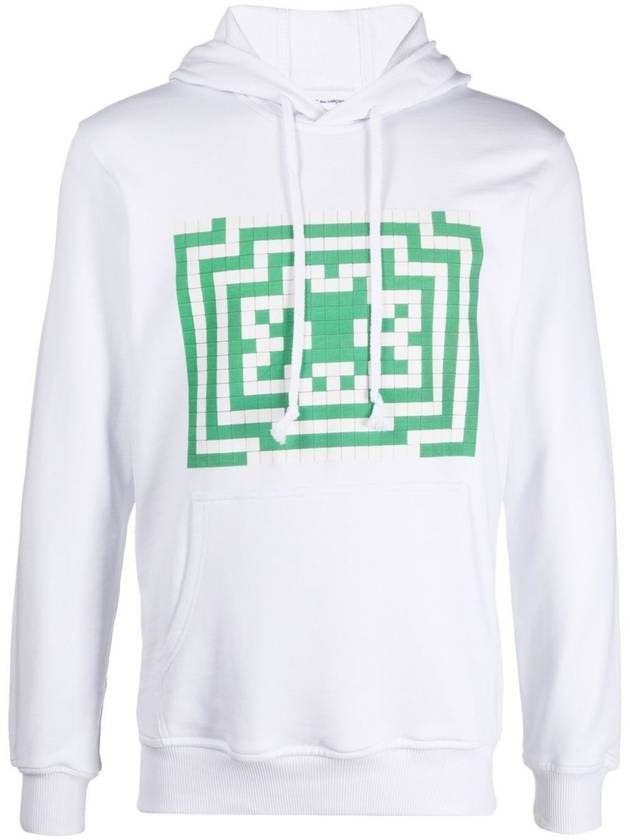 Space Invaders printed hooded top - COMME DES GARCONS - BALAAN 7