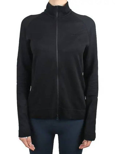 Women's Elowen Seamless Mid Layer Zip Up Jacket Black - J.LINDEBERG - BALAAN 2