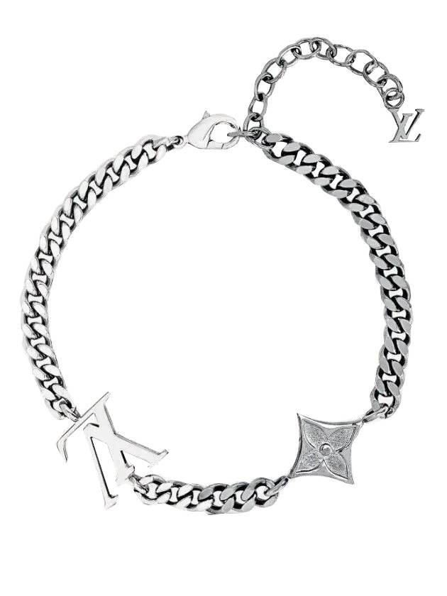 LV Instinct Bracelet Silver - LOUIS VUITTON - BALAAN.