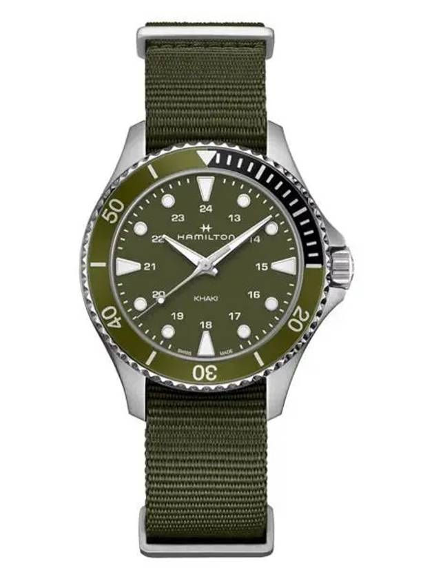 Khaki Navy Scuba Quartz 37mm Watch Green - HAMILTON - BALAAN 2